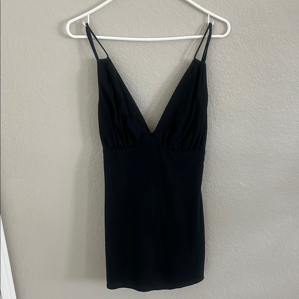 Abercrombie and fitch black mini dress